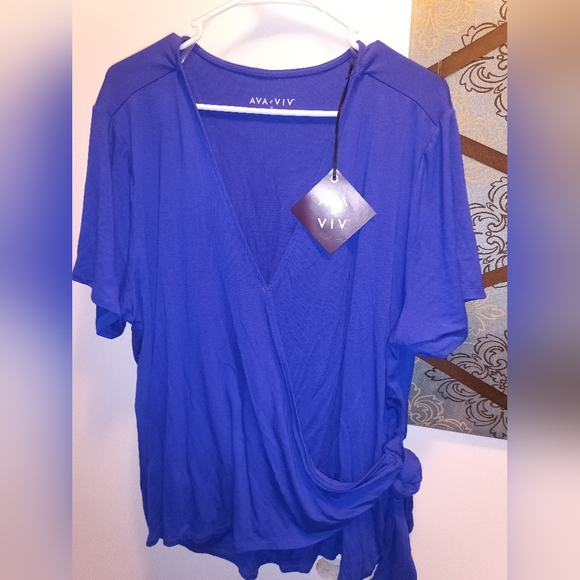 3x NWT Ava & Viv wrap top - Picture 1 of 4